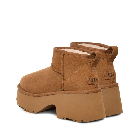 Buty Ugg Classic Ultra Mini New Heights Brązowe