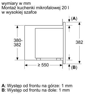 Kuchenka mikrofalowa BOSCH BEL620MB3