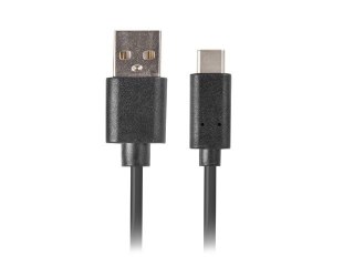 Kabel Lanberg QC 3.0 CA-USBO-20CU-0010-BK (USB 2.0 typu A - USB typu C ; 1m; kolor czarny)