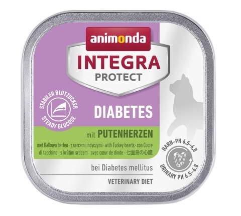 ANIMONDA Integra Protect Diabetes serca indyka - mokra karma dla kota - 100 g