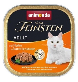 ANIMONDA Vom Feinsten Classic Cat kurczak w sosie marchewkowym - mokra karma dla kota - 100 g