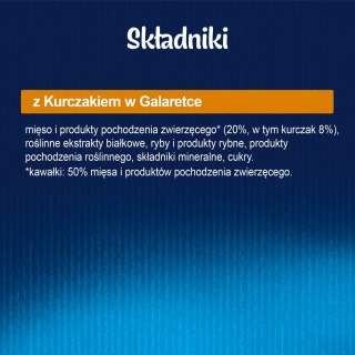 Purina Felix Fantastic Junior Kurczak - mokra karma dla kota - 85 g