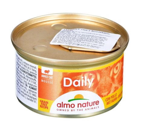 ALMO NATURE Daily Menu Mus z kurczakiem - mokra karma dla kota - puszka 85 g