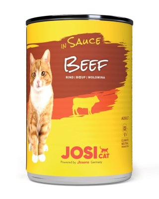 JOSERA JosiCat Wołowina w sosie - mokra karma dla kota - 415 g