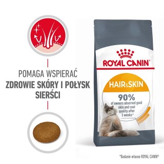 ROYAL CANIN FCN Hair&Skin Care - sucha karma dla kota dorosłego - 10 kg