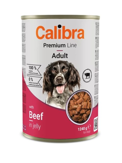 CALIBRA DOG PREMIUM BEEF- mokra karma dla psa - 1240G