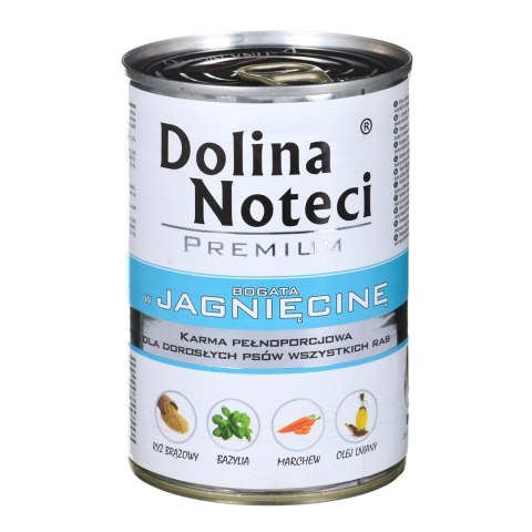 DOLINA NOTECI Premium bogata w jagnięcinę - mokra karma dla psa - 400g