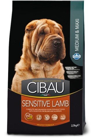 FARMINA Cibau Sensitive Lamb Medium & Maxi - sucha karma dla psa - 14kg