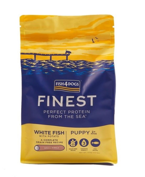 Fish4Dogs Finest White Fish Puppy małe rasy 1,5kg