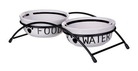 TRIXIE - miski ceramiczne na stojaku