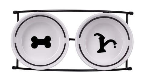 TRIXIE - miski ceramiczne na stojaku