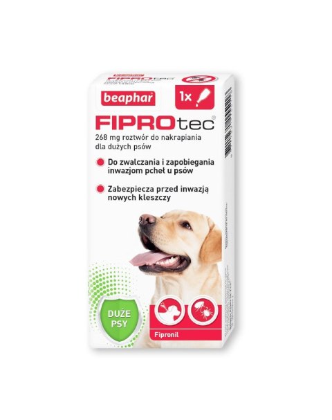 Beaphar FIPROtec Krople dla psa L 268mg x1