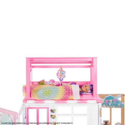 Barbie Kompaktowy domek + Lalka HCD48