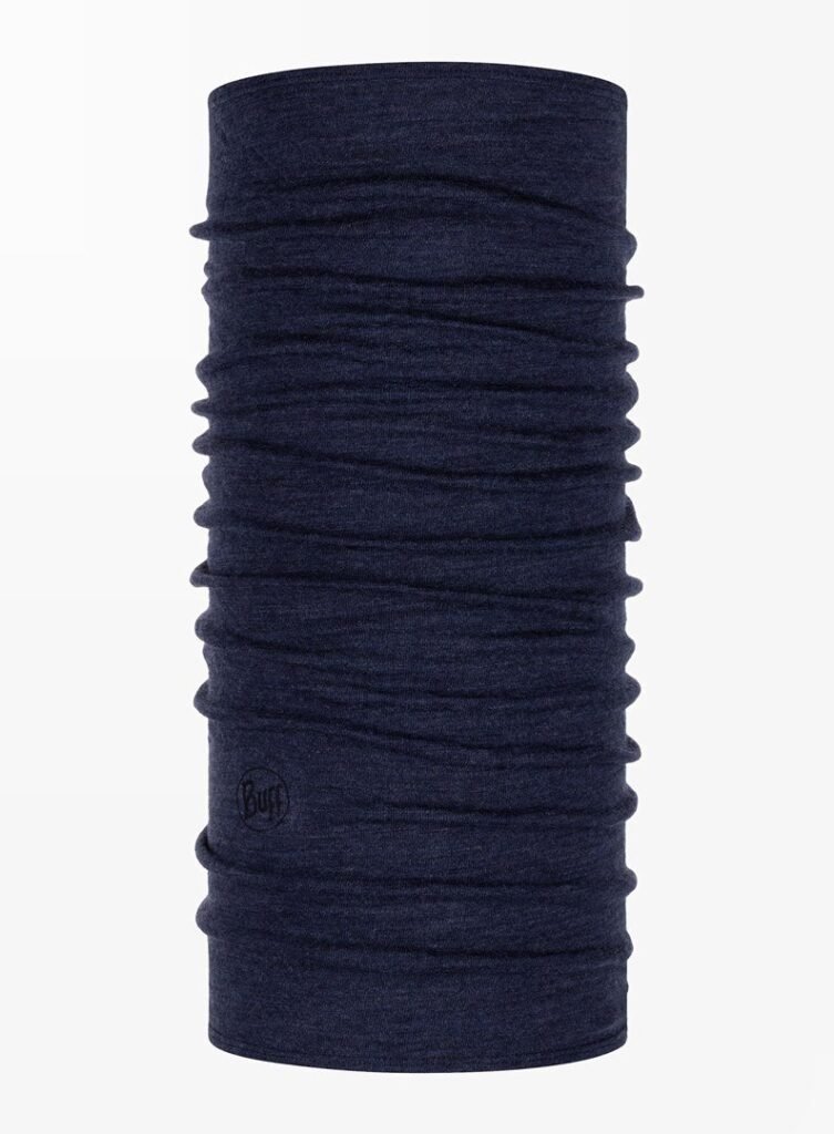 Bandana BUFF MERINO MIDWEIGHT MELANGE NIGHT BLUE
