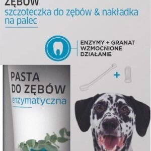 FRANCODEX Zestaw szczoteczka i pasta enzymatyczna do czyszczenia zębów