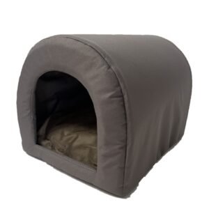 GO GIFT Jaskinia Budka dla kota i psa - taupe - 40 x 33 x 29 cm