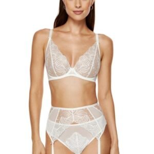 Gorsety, body, pasy Pas do pończoch Model Cherie PPW Cream - Gorteks