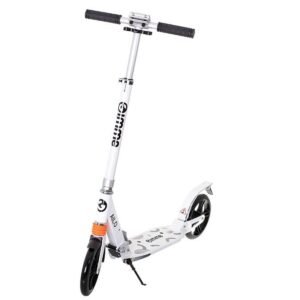 Hulajnoga miejska składana duża AILO XL koła 200mm amortyzator x2 biała GIMME