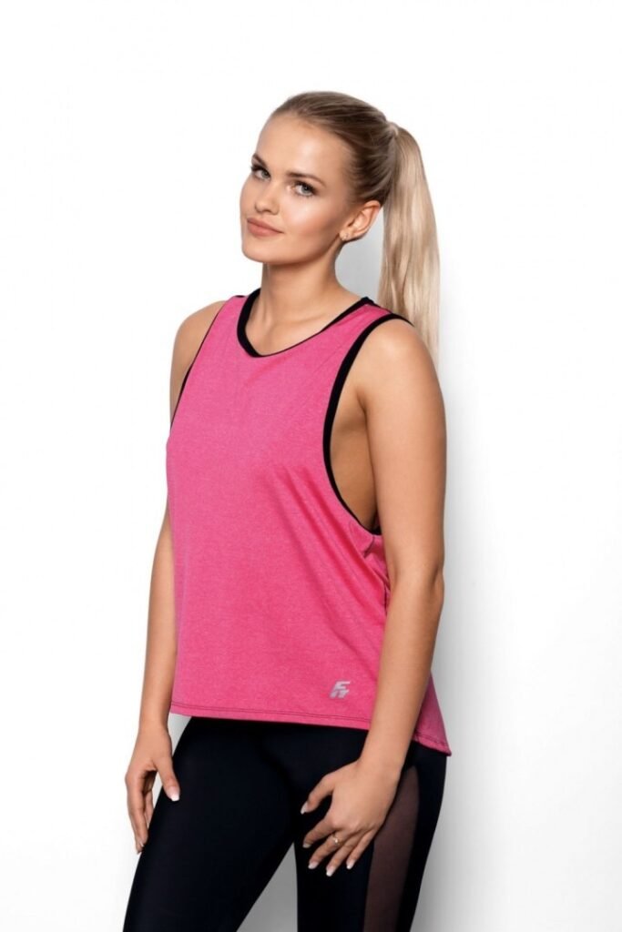 Koszulka Fit Model Abel Pink/Black – Eldar