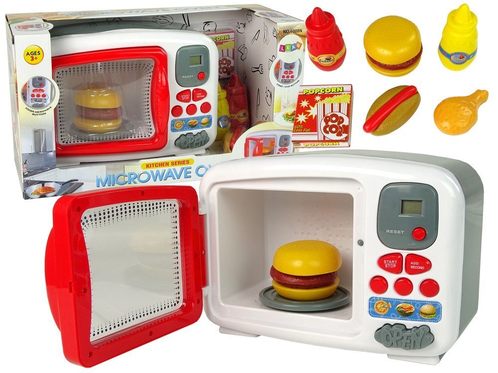 Kuchenka Mikrofalowa Mikrofalówka Hamburger Hot Dog Akcesoria