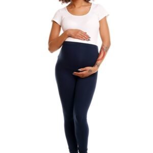 Legginsy Ciążowe Model 1469B Navy - PeeKaBoo