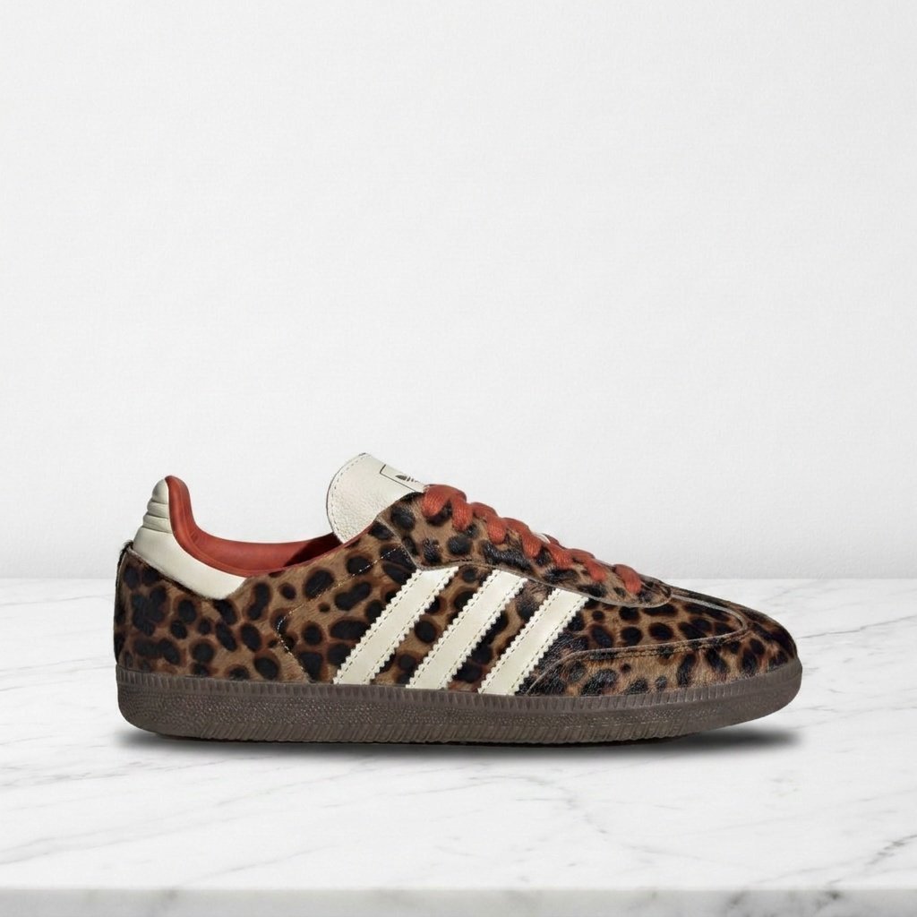 Buty damskie Adidas Samba OG Leopard Brązowy