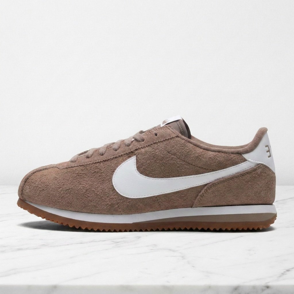 Buty NIKE CORTEZ VINTAGE Brązowe, sneakersy niskie