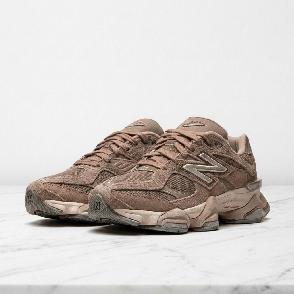 Sneakersy unisex New Balance 9060 Mushroom Timberwolf Brązowy