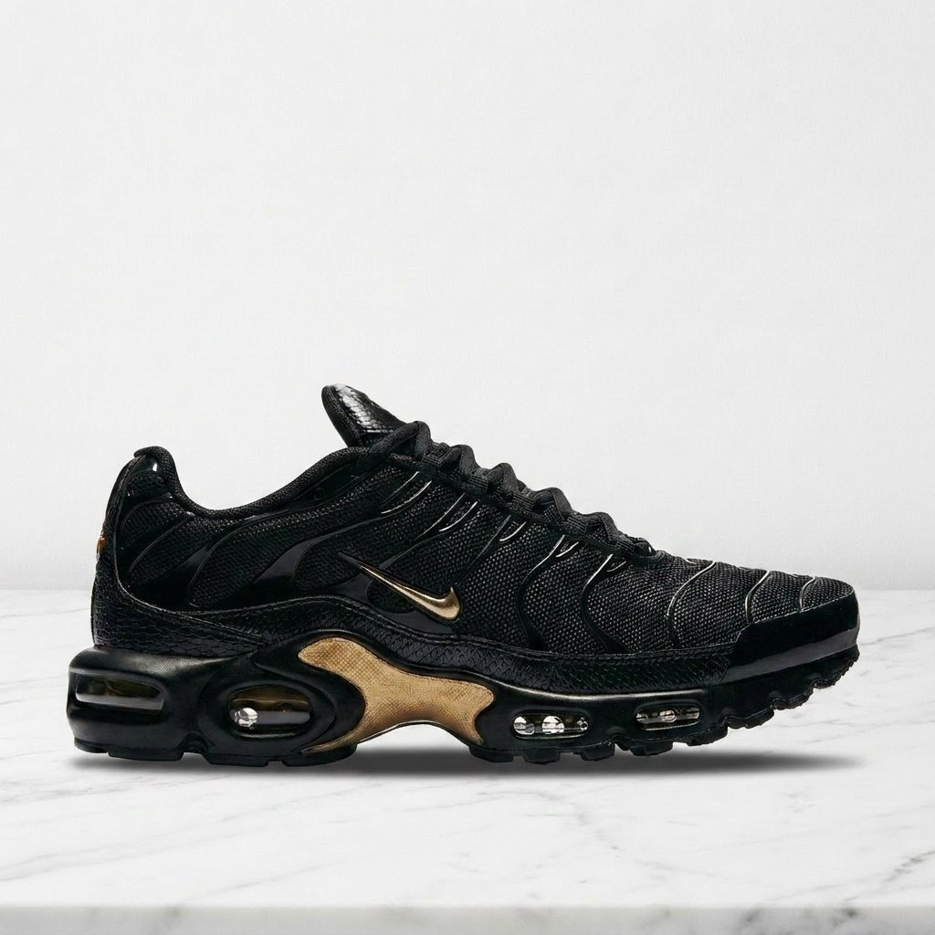 Buty NIKE AIR MAX PLUS TN Black Metallic Gold czarno-złote DC4118-001