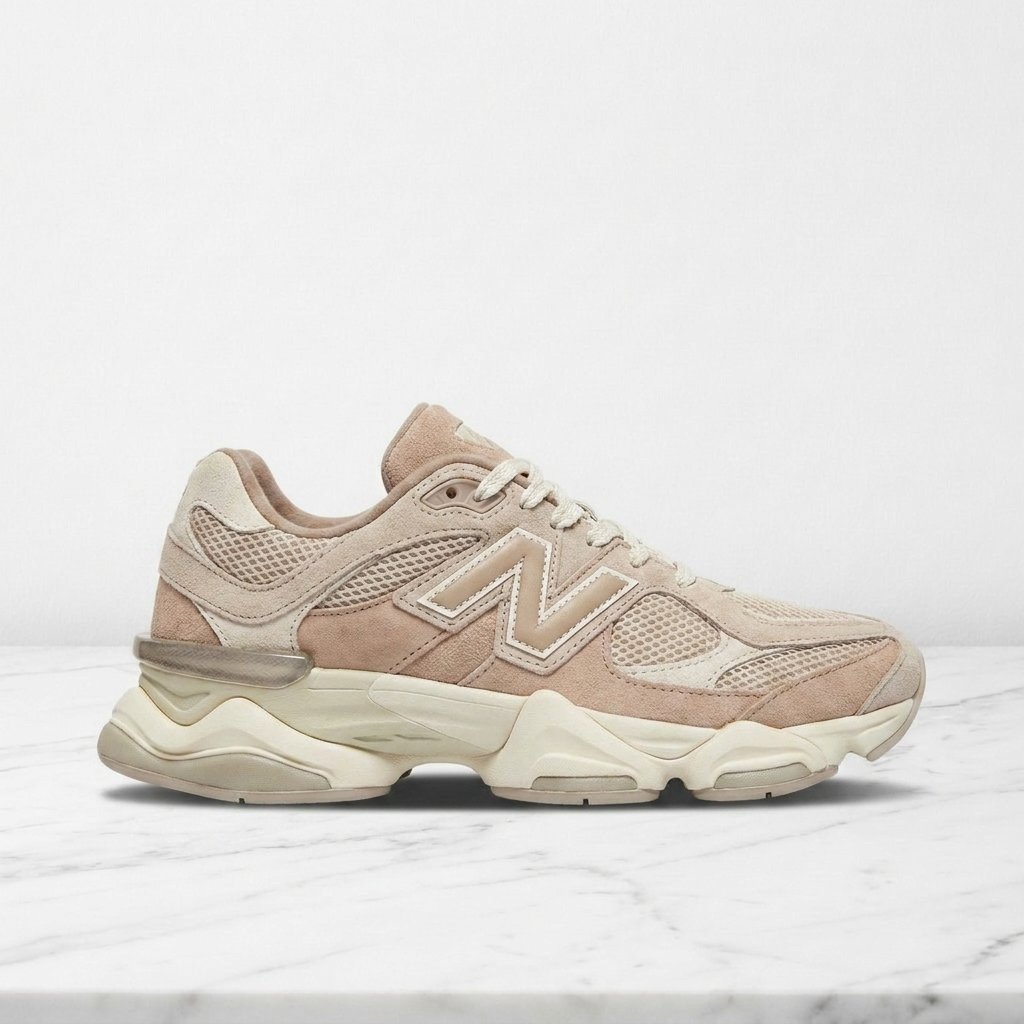 Sneakersy unisex New Balance 9060 Mushroom Beżowy, kremowy