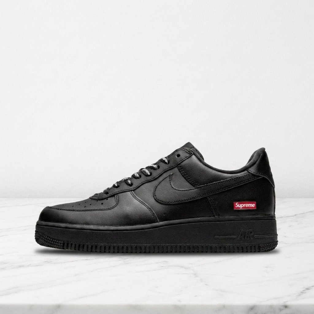 Buty sportowe NIKE Air Force 1 Low '07 Supreme Czarny