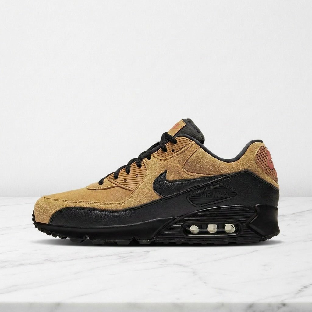 Buty NIKE AIR MAX 90 Wheat Black brązowe AJ1285-700