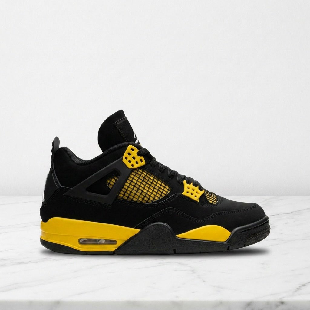 Buty NIKE Air Jordan 4 Retro Thunder 2023 Black Yellow czarno-żółte DH6927-017