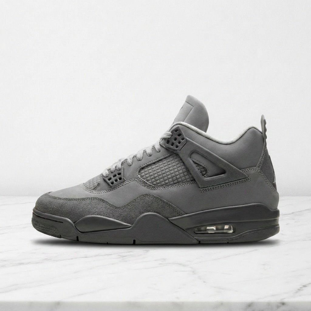 Buty NIKE Air Jordan 4 Retro Wet Cement szare FQ7928-001