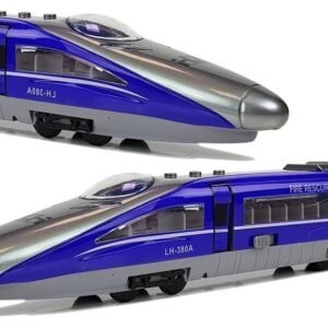 Pociąg Pendolino z Naciągiem Niebieski z Dźwiękiem i Światłami