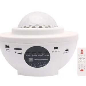 Projektor gwiazd rzutnik lampka nocna głośnik bluetooth biała