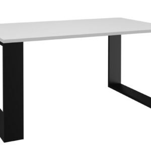 Stolik ława MODERN 90x58xH50 biały/czarny