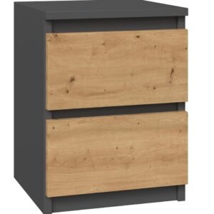 Szafka nocna M2 30x30xH40 antracyt/artisan