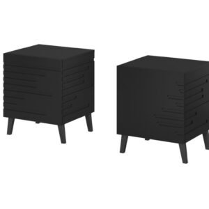 Szafka nocna NOVA 44x40x52 czarny mat