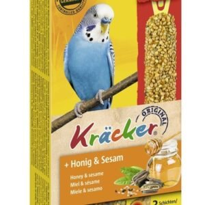 VITAKRAFT Kracker miód i sezam - przysmak dla papużki falistej - 2+1