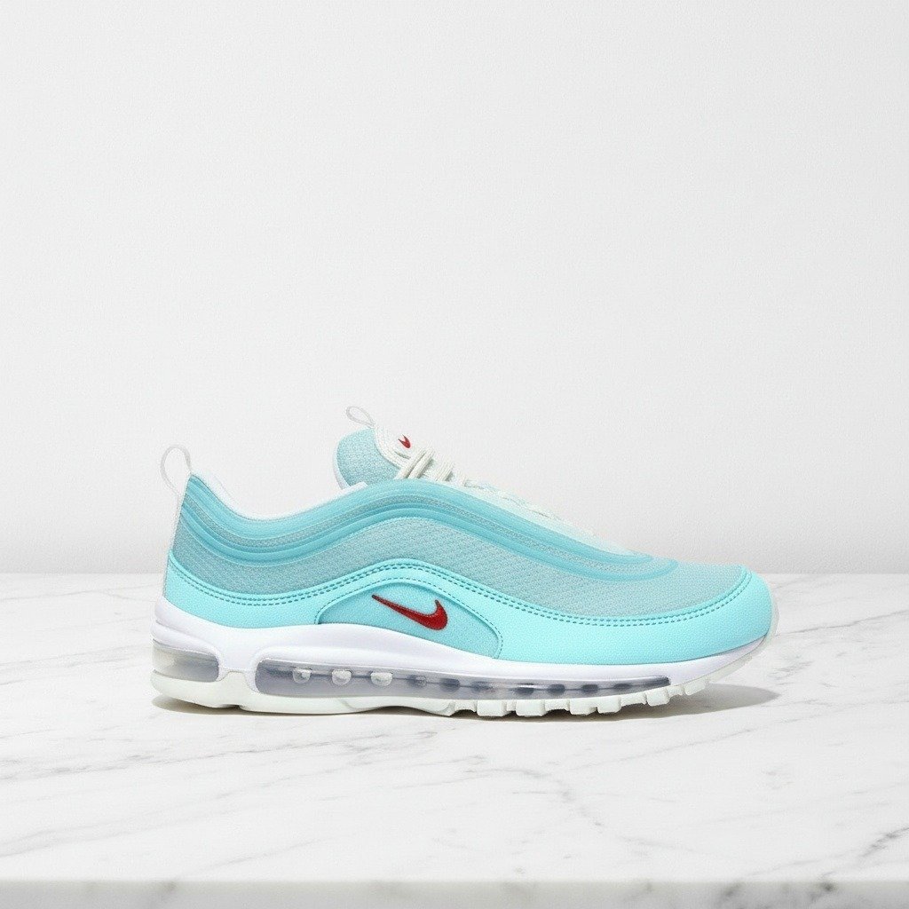 Nike Air Max 97 Shanghai Kaleidoscope, wygodne sneakersy unisex na co dzień, błękitno turkusowe, idealne do wielu stylizacji CI1508-400