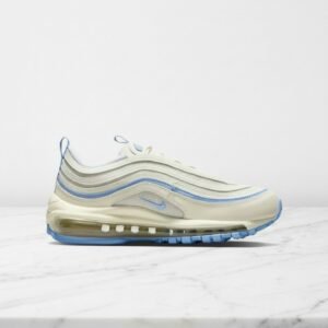 Nike Air Max 97 Athletic Department, wygodne buty na co dzień, kremowo niebieskie, damski rozmiar FN7492-133