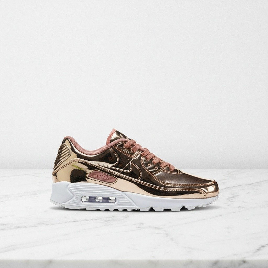 Buty Nike Air Max 90 SP dla niego, złoto-brązowe, wygodna amortyzacja Max Air na co dzień, męskie sneakersy, CQ6639-600
