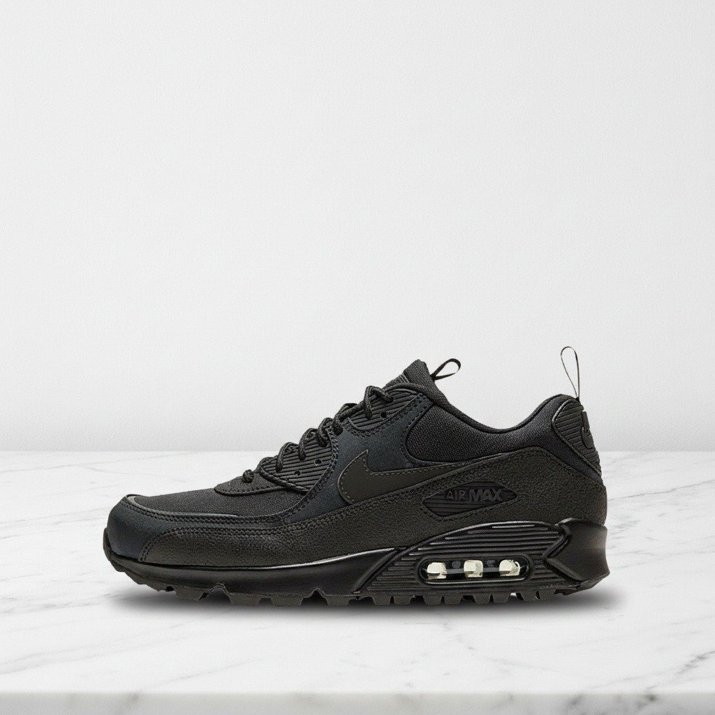 Buty Nike Air Max 90 Surplus Black Infrared na co dzień, unisex, wygodne, czarne, Cordura, CQ7743-001