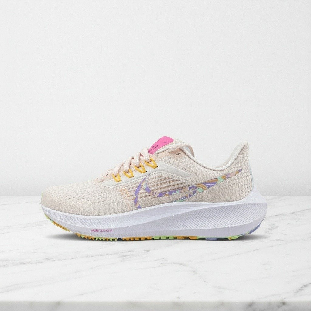 Buty Nike Air Zoom Pegasus 39 Premium na co dzień, beżowe wielokolorowe, wygodne unisex DO9483-600
