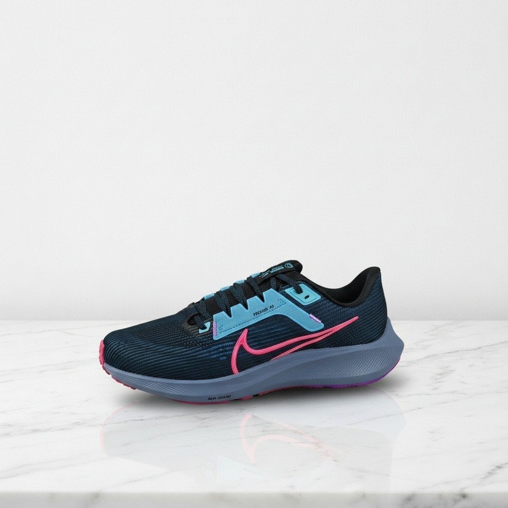 Buty do biegania NIKE Air Zoom Pegasus 40 SE Black Hyper Pink, wygodne na co dzień, unisex, czarne, niebieskie FB7180-001
