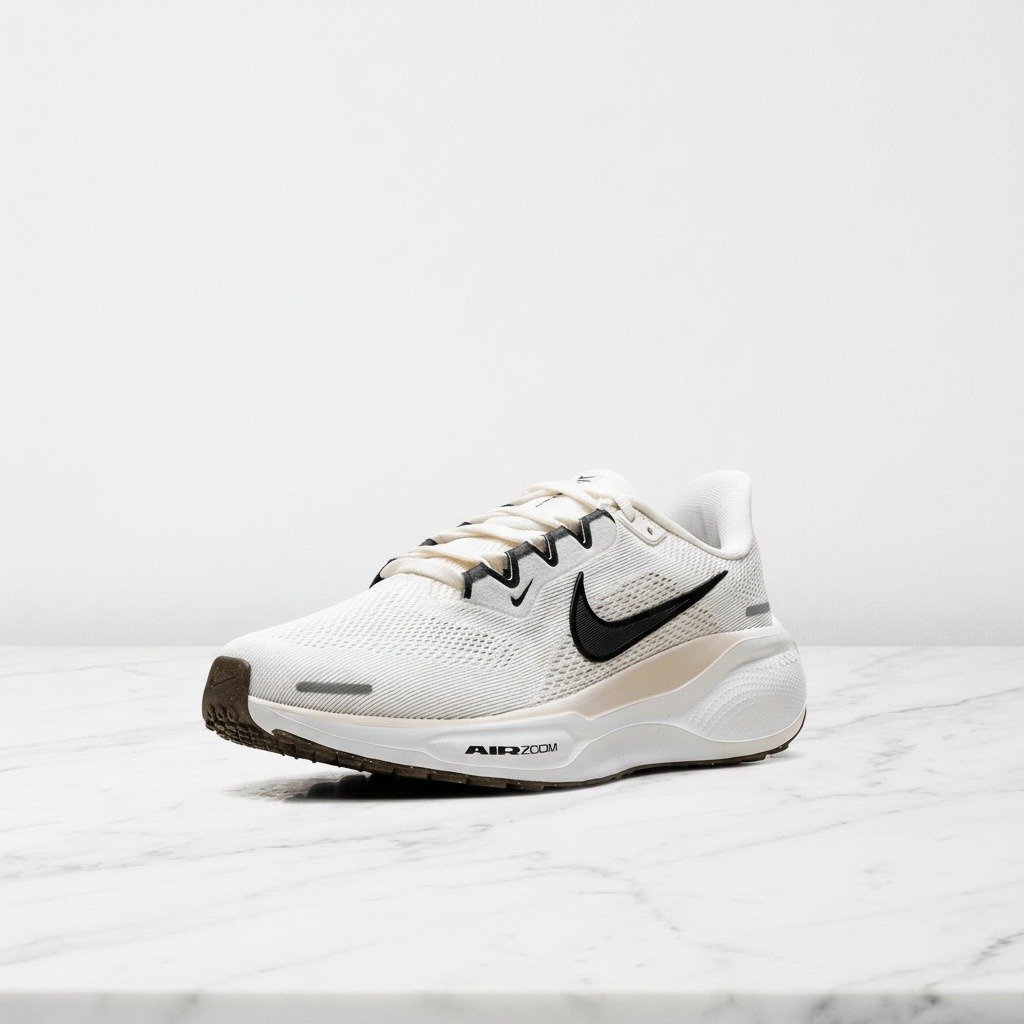 Buty do biegania Nike Air Zoom Pegasus 41, męskie, biało-szare, Sail Phantom White Black, wygodne na co dzień, oddychająca siatka, FD2723-108