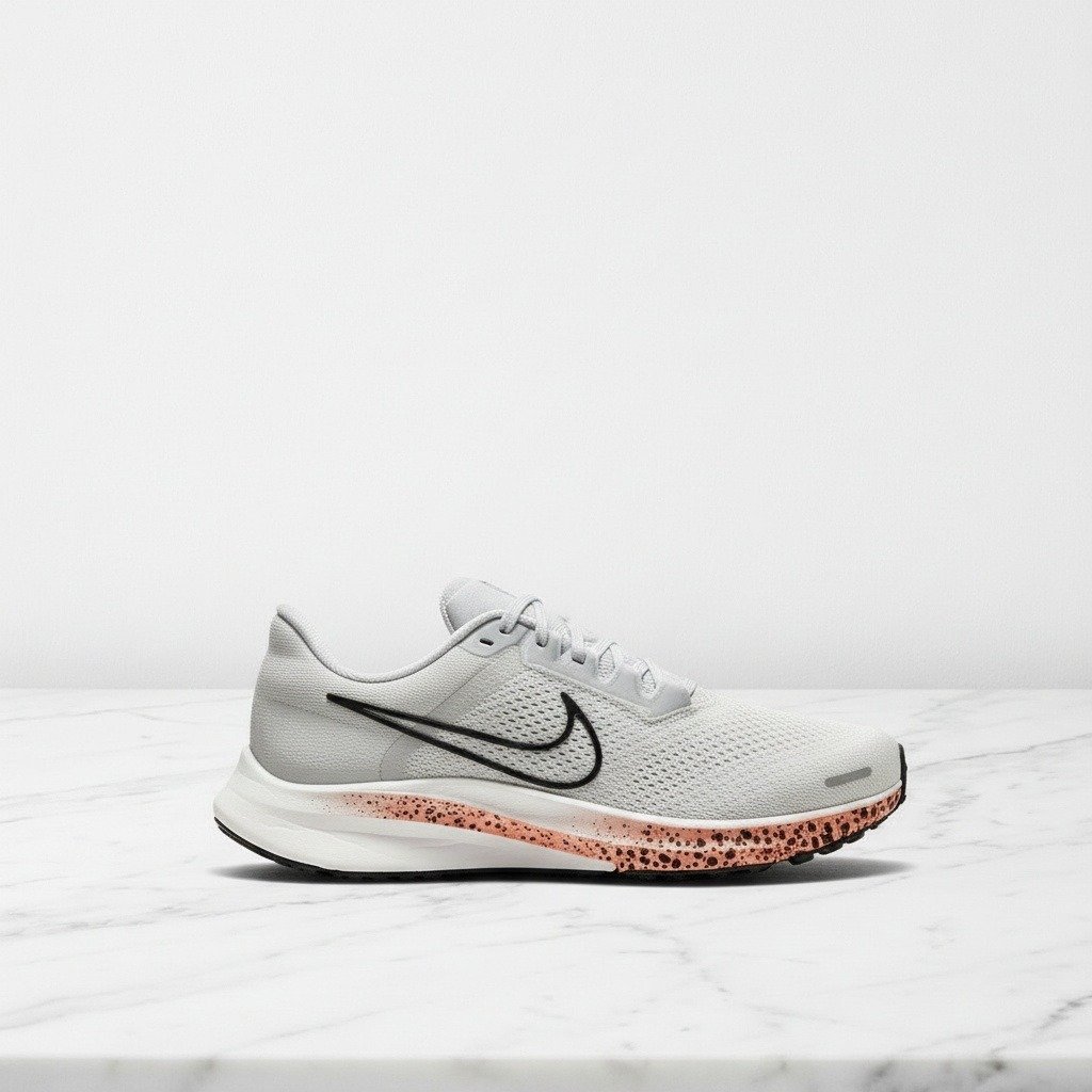 Buty sportowe Nike Air Zoom Pegasus 41 dla niego, wygodne na co dzień, biało pomarańczowe, męskie, FN7678-900