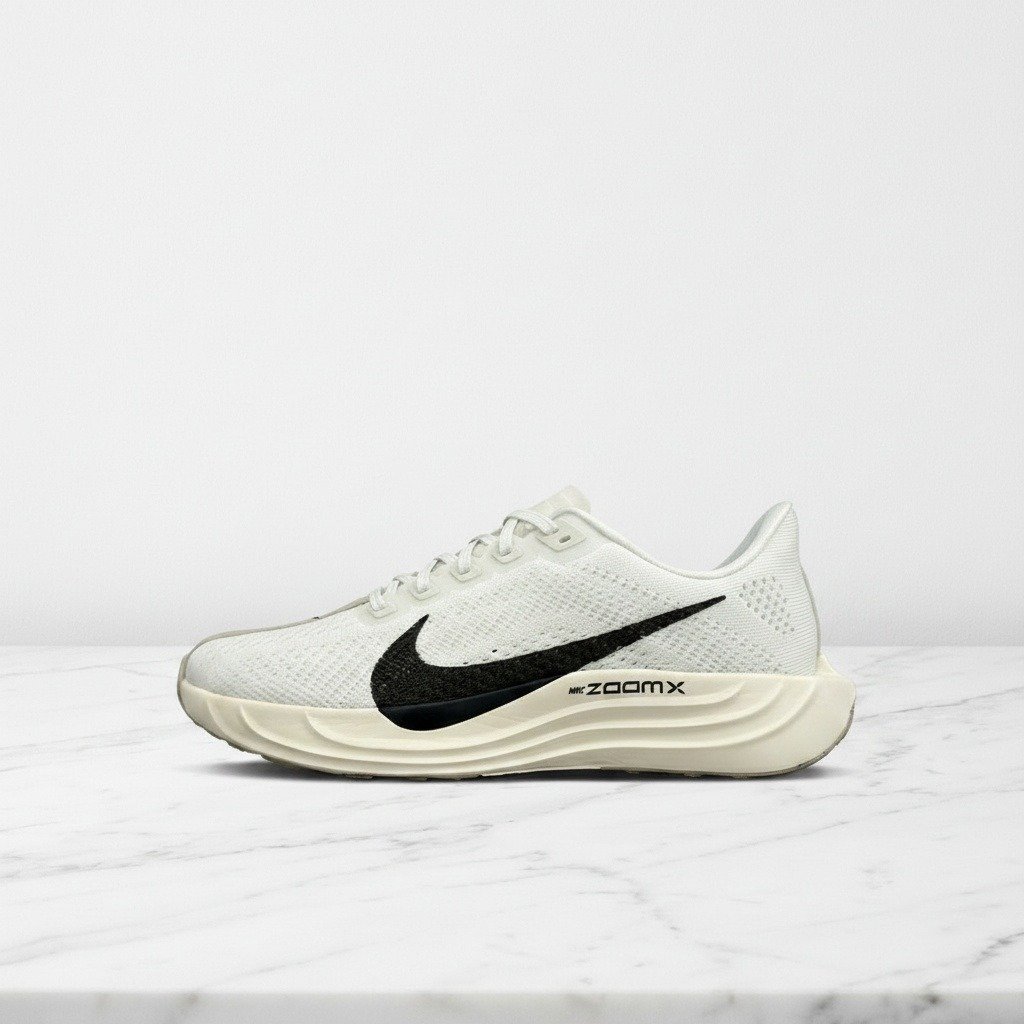 Buty do biegania Nike Pegasus Plus dla Ciebie na co dzień, kolor biało-czarny Sail Orewood Anthracite, unisex, wygodny Flyknit, FQ7262-100