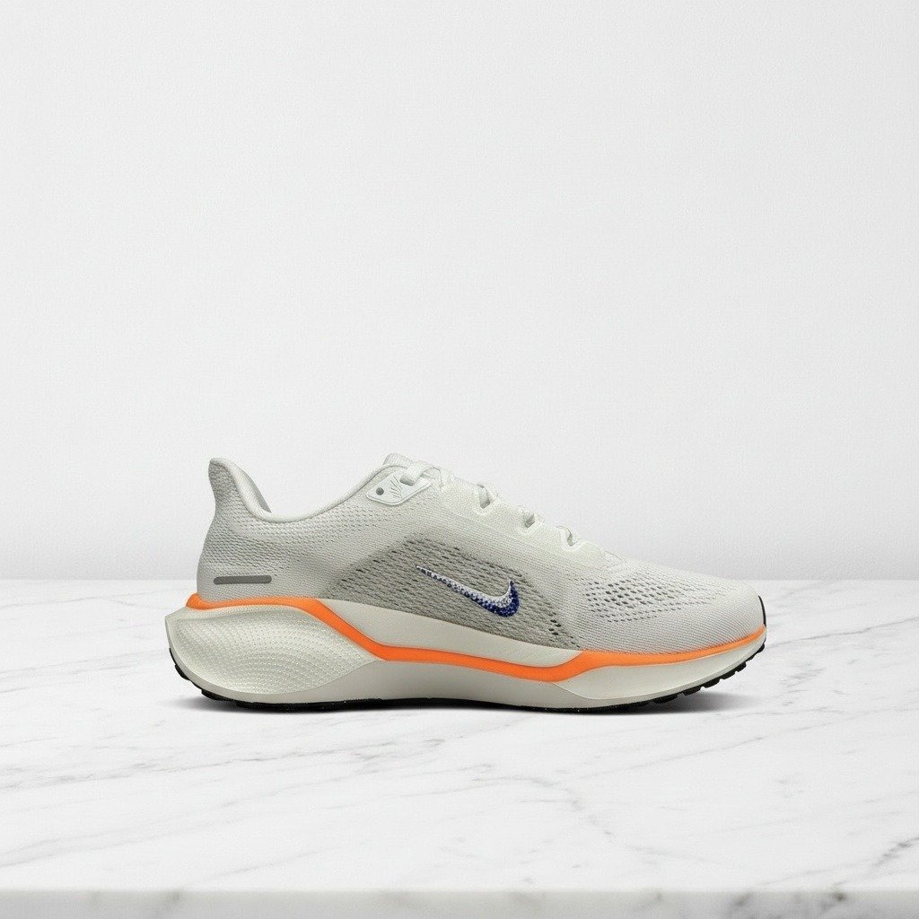 Nike Air Zoom Pegasus 41 FP na co dzień, wygodne sneakersy męskie, biało pomarańczowe, do wielu stylizacji HF0013-900